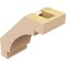 Ekena Millwork 3-inch W x 6-inch D x 6-inch H Merced Rough Cedar Woodgrain TimberThane Knee Brace, Primed BRCUR03X06X06MRCRCPR - alternate 3